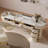 Italian-style light luxury office desk-1290969179