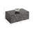 Crystal And Stone Embellished Glass Jewelry Box With MDF Durability - Elegant Storage Solution For Your Treasures