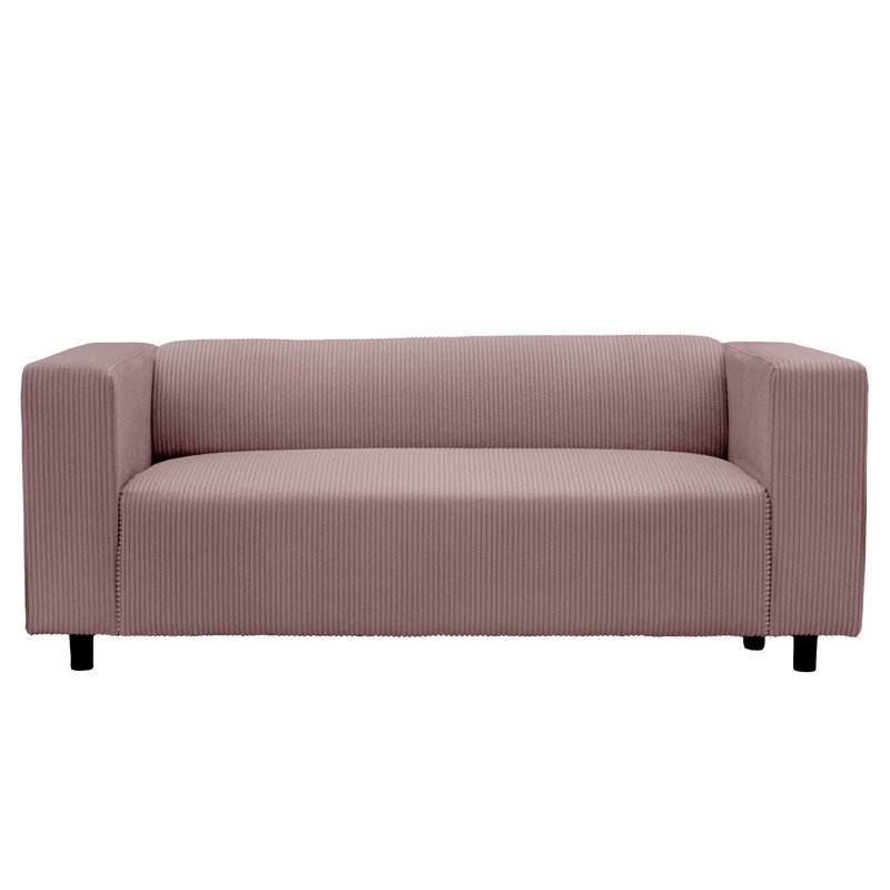 3 Seater Corduroy Sofa, Dusty Pink