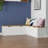 L-Shaped Shoe Bench  Corner Breakfast Nook Bench With Storage Space For Entryway