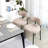 Sherpa Upholstered Metal Dining Chairs-1389094373-1351667565