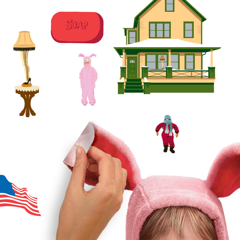 Autocollants muraux géants «A Christmas Story»