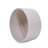 Handmade Ceramic Planter Set Of 2, 11" & 8" Diameter, White With Vertical Ridges, For Aquatic Plants Indoor/Outdoor Shelf & Table Use, Breathable Non-Porous Clay