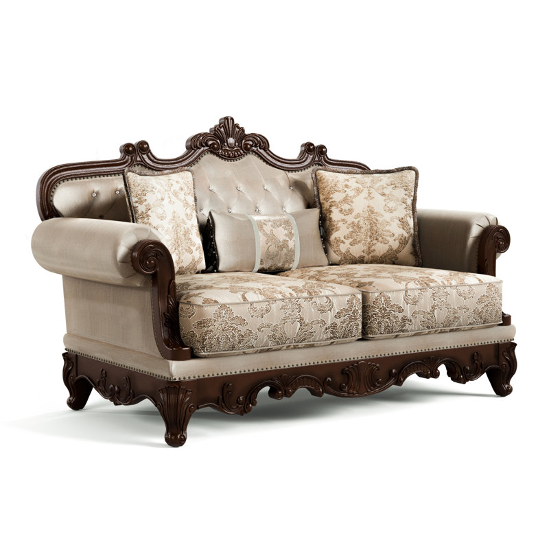 Canapé Barbato, Brun, H 44,5 po x l 69,5 po x P 38,25 po