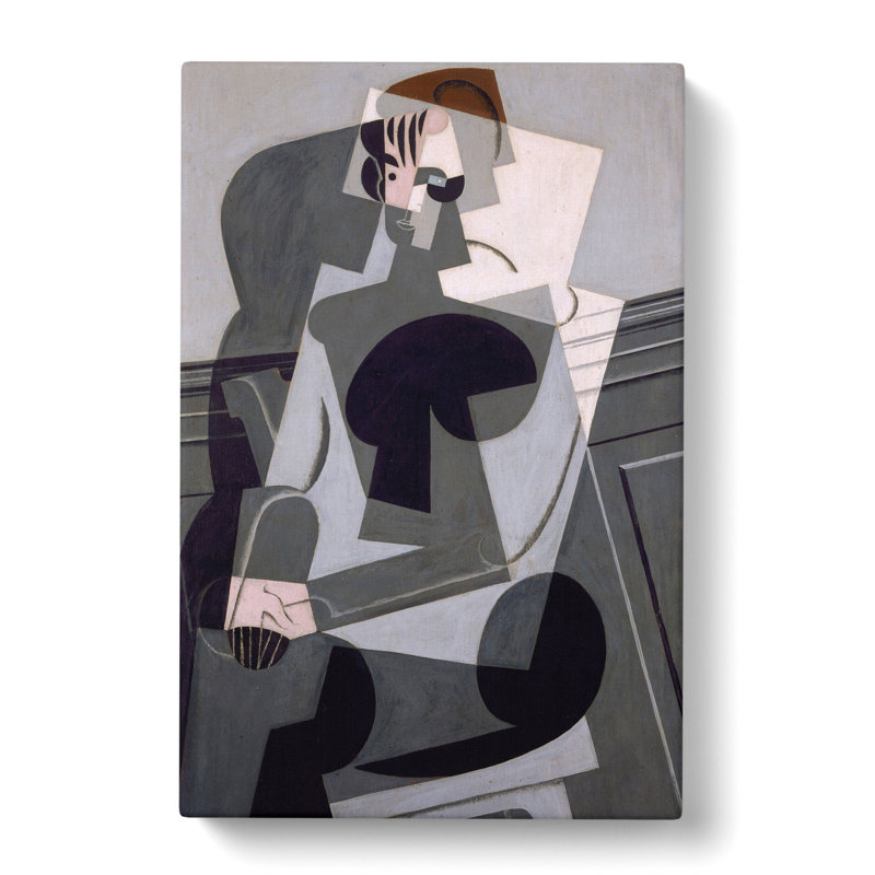 Madame Josette Gris by Juan Gris - Wrapped Canvas Painting, 76cm H x 50cm W x 3cm D