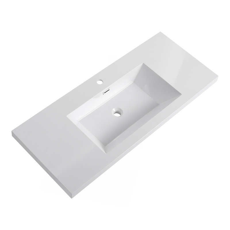 48" Bathroom  Resin Sink