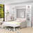 Queen Wood Murphy Bed with Sofa-1647082546