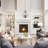 23.5" 6-Light Modern Farmhouse Pendant Chandelier, Open Frame Design, Black Accents + Gray Oak Wood Finish