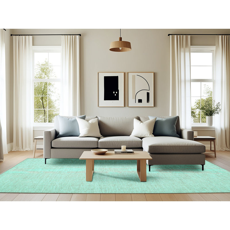 Kyng Wool Abstract Indoor Rug, Rectangle 6' x 9'