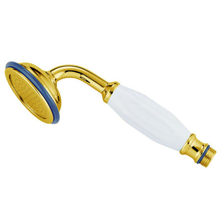 Pomme de douche à main double / standard Essentials, Laiton poli