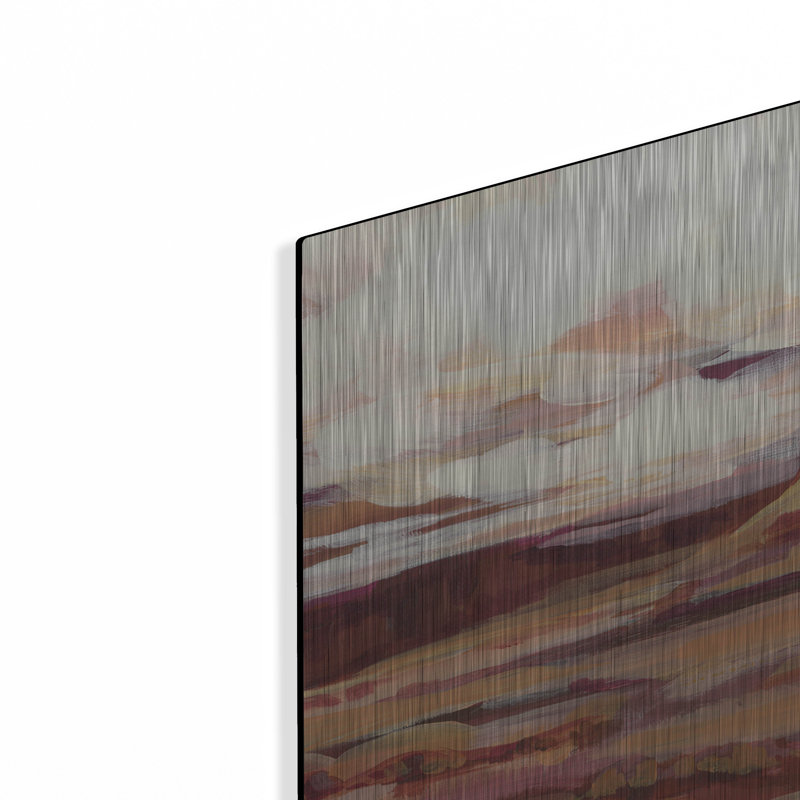 «Mauve Mesa 1» par Haley Knighten, art mural, H 12 po x l 16 po
