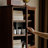 American style all solid wood closed bookcase