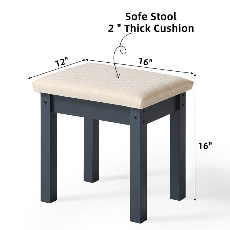 Fauteuil de coiffeuse, Bleu