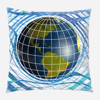Coussin décoratif globe