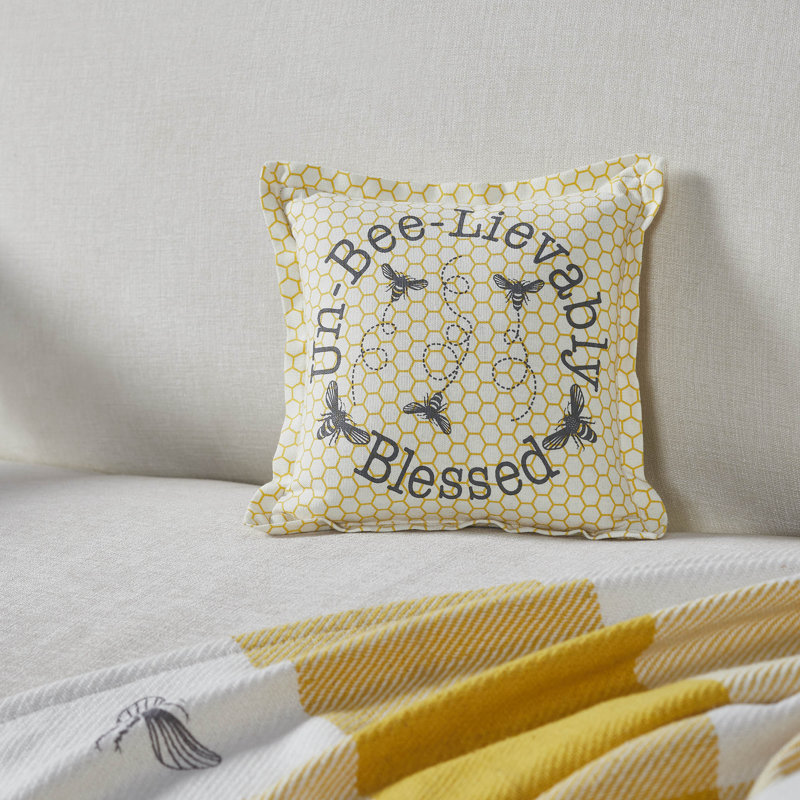 Coussin 9 x 9 Buzzy Bees