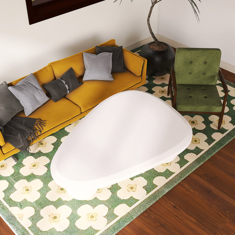 Modern Wooden Accent Center Table