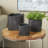 Cole And Grey 3 Piece Ceramic Wavy Ribbed Planter With Attached Saucer Set-336293918-336293913
