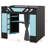 Full Size Wood Loft Bed With Built-In Workstation, Smart Storage, RGB Lighting & Blackout Curtains-56504309