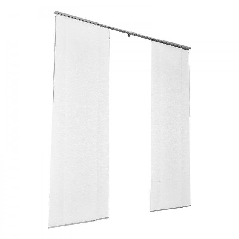 Semi Sheer Vertical Blind, White