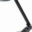 Lampe de table ajustable à DEL avec horloge numérique Tandy - gris métallique