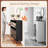 Shoe Storage Cabinet with 4 Flip Drawers, Fluted Panel Wooden Shoe Rack Organizer with Adjustable Shelves for Entryway, Hallway, Living Room, Black-129889902-129889905