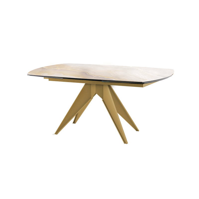 MINOSSE Dining Table, Arabesque, Arabescato Stoneware