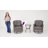Araneli Premium All-Weather Wicker 2 - Person Patio Conversation Sets with Cushions-503530335