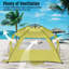 Abri de soleil pour tente de plage avec protection solaire et protection contre les rayons UV