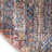 Machine Washable Southwestern Blue/Red Area Rug-1536346718