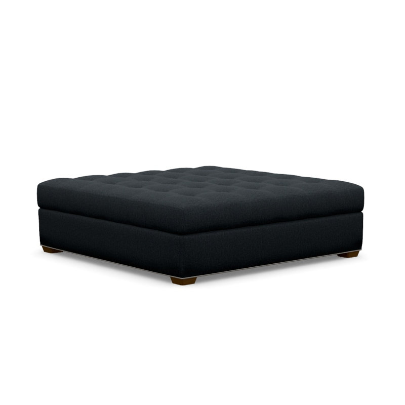 Baxter Square Ottoman, Big Sur, Grande 120935
