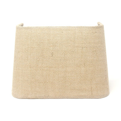 7'' H Burlap Rectangle Wall Sconce Shade