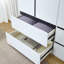Armoire en bois manufacturé Ruthy, blanc