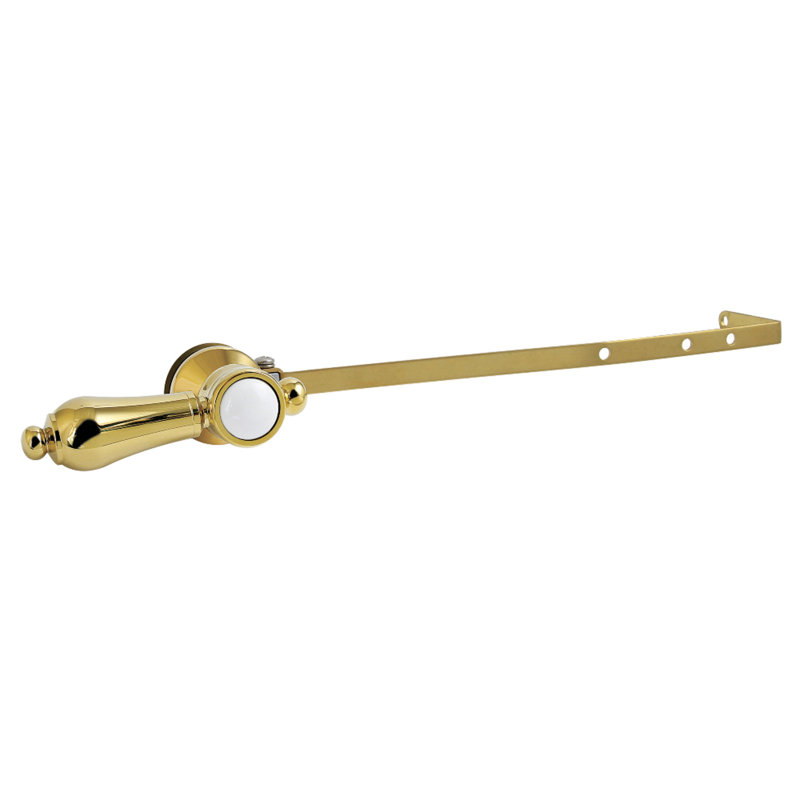 Kingston Brass Heirloom Universal Front Or Side Mount Toilet Tank Lever, Polished Brass