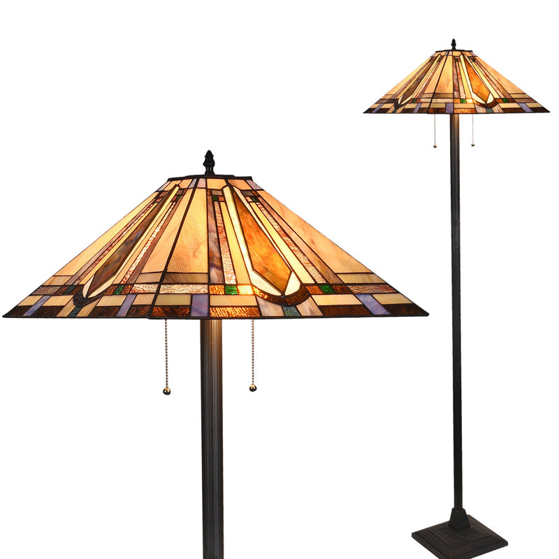 Bendicty 65'' Antique Bronze Task Floor Lamp Set