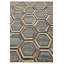 Tapis gris Ortega
