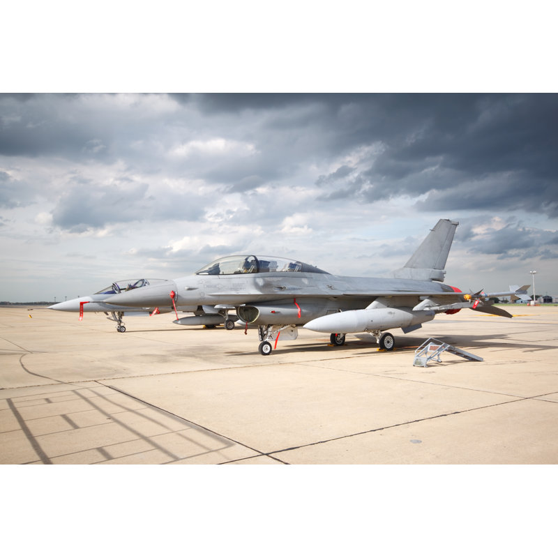 Fighter Under Strom by Tommyix, 32" H x 48" W
