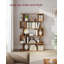 Bookshelf, 5-Tier Bookcase, 24 X 90 X 159 Cm, Storage Shelf With Open Compartments, For Living Room, Bedroom, Office-351650348
