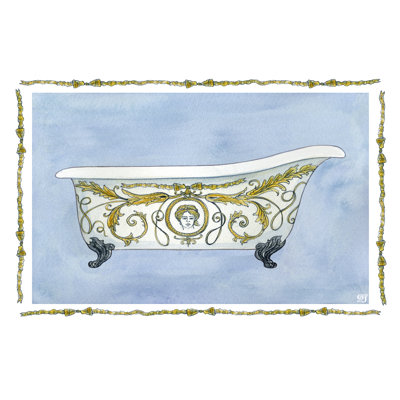 French Bath by Ginny Joyner - Wrapped Canvas Print