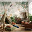 Papier peint jungle animaux tropicaux-817853925-817853924