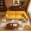 Oslo Gold Velvet 3 Seater Sofa Bed