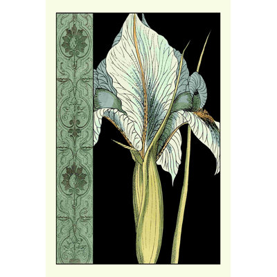 Nouveau floral bleu I