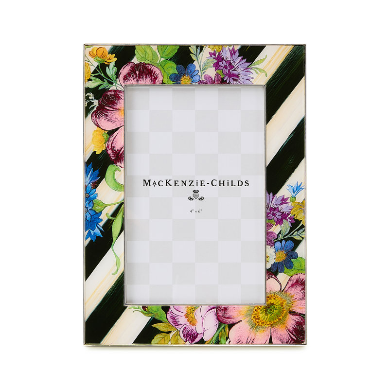 Flower Market Silver Plated Frame, 4" W x 10" H