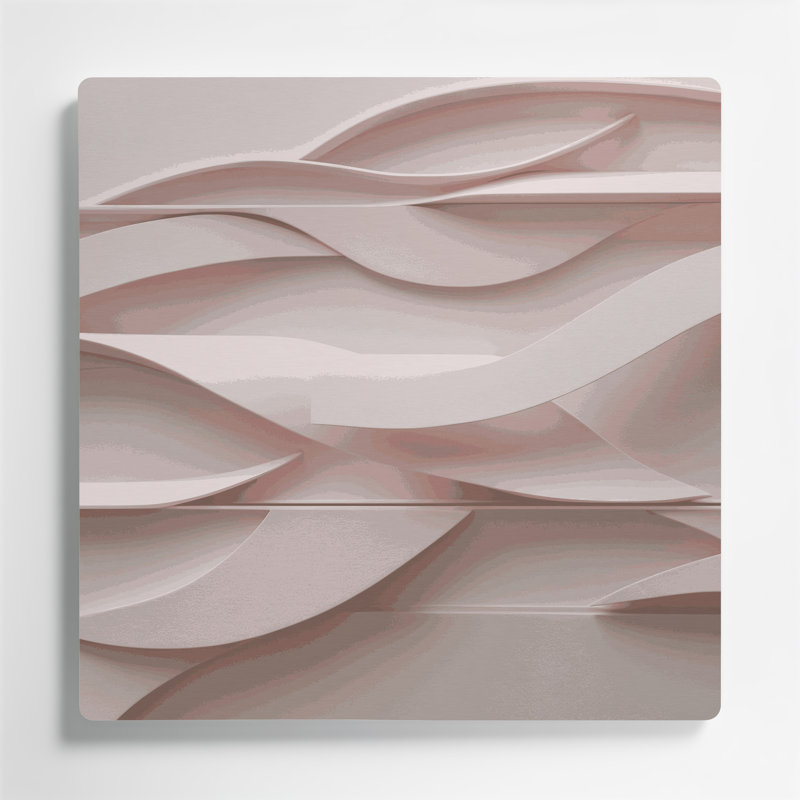 Minimalisme 86, art mural gris en métal, H 32 po x l 32 po