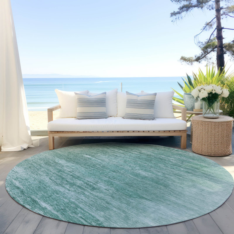 Tapis intérieur / extérieur Wynesha, Rond 8 pi