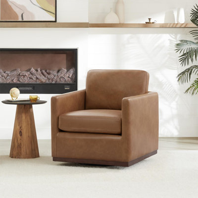 Assiatou Wide Swivel Arm Chair
