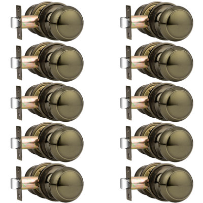 Passage Door Knobs with Round Rosette