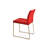 Aria Metal Upholstered Back Dining Chair-116262004-116262002