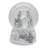 Kurt Adler Wind-Up Musical Silver & White Winter Scene Water Globe
