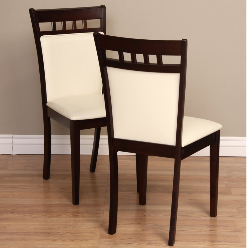 Morganti 18'' H Upholstered Side Chair, Chalk, 2