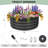 2*2*1FTRaised Garden Bed Set of 2 – Round Galvaniz Planter Box, Open Bottom Design for Drainage, Weather Resistant Anti-Rust Circular Plant Bed for Vegetables, Flowers, Herbs, Gray-1790563554-1790563557
